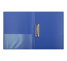 Папка с зажимом Berlingo "Standard", 17мм, 700мкм, синяя