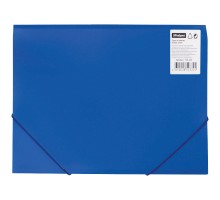 Папка на резинках OfficeSpace А4, 500мкм, синяя (FE2_324)