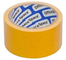 Канц. товары клейкая лента двухсторонняя 50мм*10м "OfficeSpace" (КЛД_22261) основа - полипропилен, белая