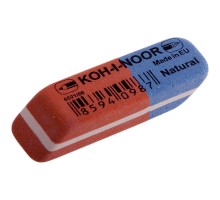 Ластик Koh-I-Noor "Sanpearl" 80, скошенный, комбинированный, натуральный каучук, 41*14*8мм 654108000