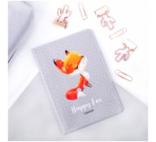 Обложка для паспорта MESHU "Happy Fox", ПВХ, 2 кармана