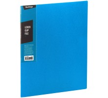 Папка с зажимом Berlingo "Color Zone", 17мм, 600мкм, синяя