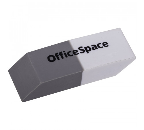 Ластик OfficeSpace, скошенный, комбинированный, термопластичная резина, 41*14*8мм