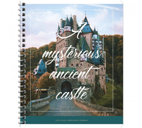 Тетрадь 48л., А5, клетка на гребне ArtSpace "Путешествия. Mysterious castle"