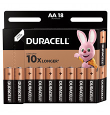 Батарейка Duracell Basic AA (LR06) алкалиновая, 18BL