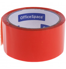 Клейкая лента упаковочная OfficeSpace, 48мм*40м, 45мкм, оранжевая, ШК