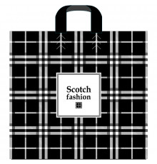 Пакет с петлевой ручкой Артпласт "Scotch fashion", 40*40+5см, 100мкм