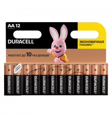 Батарейка Duracell Basic AA (LR6) алкалиновая, 12BL