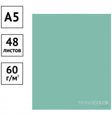 Тетрадь 48л., А5, клетка ArtSpace "Моноколор. Pale color. Green"