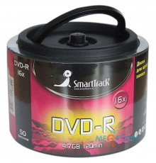 Диск DVD-R 4.7Gb Smart Track 16х Cake Box (50шт)