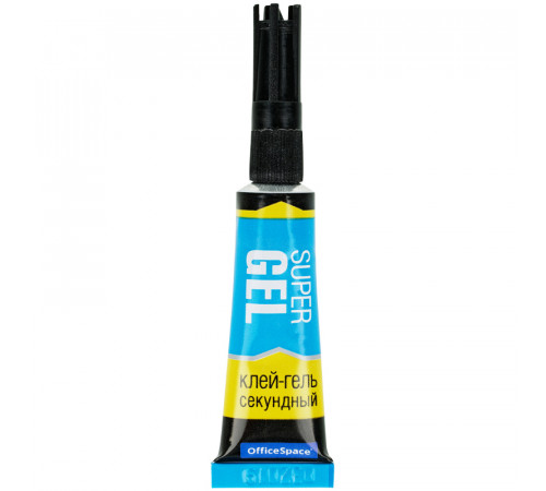 Клей секундный OfficeSpace "Super Gel", гель, 3г, лента Клей секундный OfficeSpace "Super Gel", гель, 3г, лента