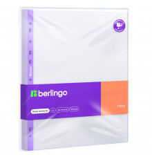 Папка-вкладыш с перфорацией Berlingo "Mirror", А4, 40мкм, глянцевая