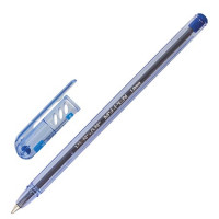 Ручка шариковая " Pensan " My-Pen синяя 1мм, толщина письма 0,7мм, чернила на масляной основе, тонированный синий корпус