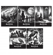 Тетрадь 48л., А5, клетка BG "Магия"