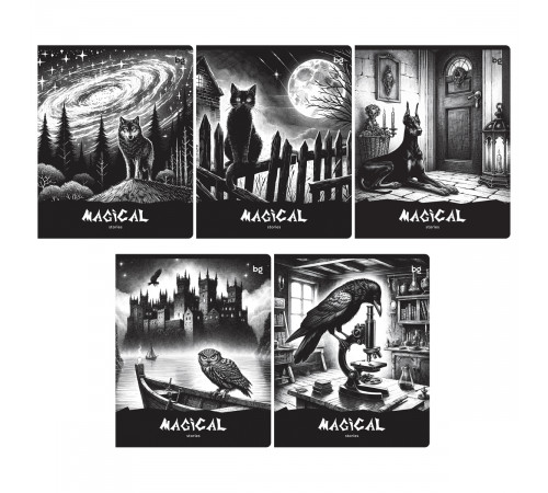 Тетрадь 48л., А5, клетка BG "Магия"