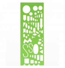 Линейка морская офицерская Стамм, отливная шкала