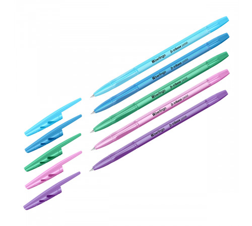 Ручка шариковая Berlingo "Tribase Pastel" синяя, 0,7мм