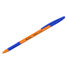 Ручка шариковая Berlingo "Tribase grip orange" синяя, 0,7мм, грип