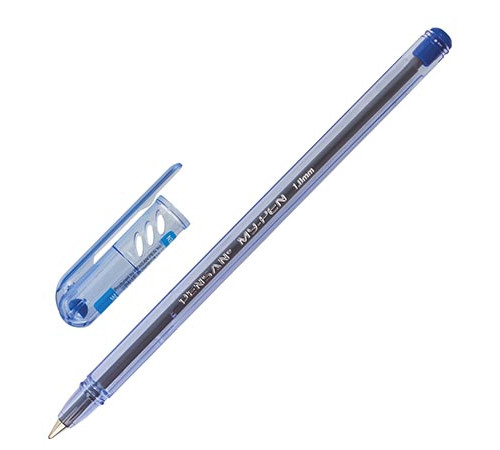 Ручка шариковая " Pensan " My-Pen синяя 1мм, толщина письма 0,7мм, чернила на масляной основе, тонированный синий корпус