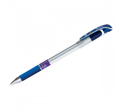 Ручка шариковая Berlingo "Silk Touch 2000" синяя, 0,7мм, игольчатый стержень, грип