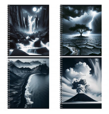 Тетрадь 48л., А5, клетка на гребне BG "Сила природы", эконом