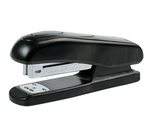 Степлер №24/6, 26/6 OfficeSpace до 25л., пластиковый корпус, черный