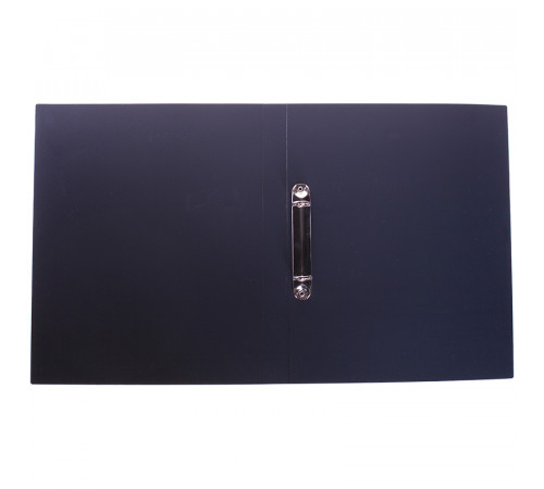 Папка на 2-х кольцах OfficeSpace, 27мм, 500мкм, черная, F2R1_302