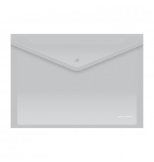 Папка-конверт на кнопке, А4, 180мкм, матовая