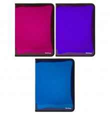 Папка на молнии Berlingo, А4, 500мкм, тонированая, ассорти