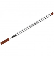 Ручка капиллярная Luxor "Fine Writer 045" коричневая, 0,8мм