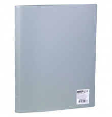 Папка "OfficeSpace" с 10 вкладышами, 15мм, 500мкм, серая, F10L4_277