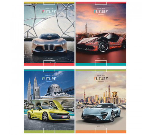 Тетрадь 48л., А5, клетка ArtSpace "Авто. Forward to the future"