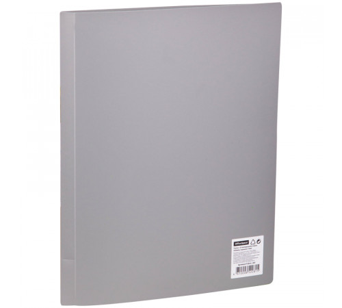 Папка с 20 вкладышами OfficeSpace, 17мм, 400мкм, серая