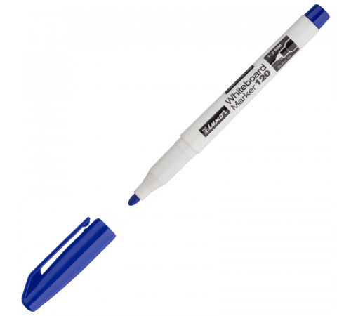 Маркер для белых досок Luxor "120" синий, пулевидный, 1-2мм