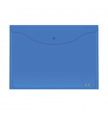 Папка-конверт на кнопке Berlingo, А3, 180мкм, синяя