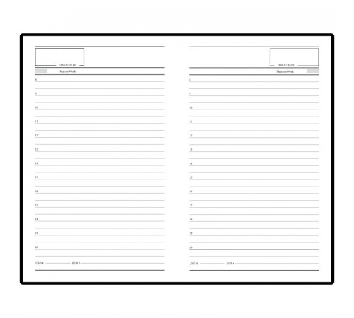 Ежедневник недатир. A5, 160л., бумвинил, OfficeSpace, синий