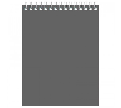 Блокнот А6 60л. на гребне BG "Для конференций", серый