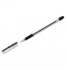 Ручка шариковая Berlingo "I-10" черная, 0,4мм, грип