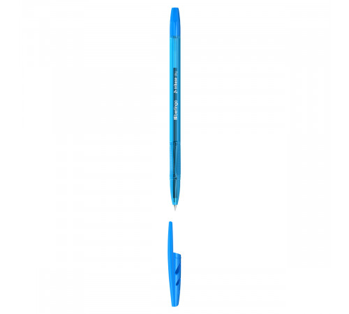 Ручка шариковая Berlingo "Tribase Sky" светло-синяя, 0,7мм