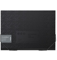 Папка 12 отделений Berlingo "DoubleBlack" А4, 330*240*25мм, 700мкм, черная, на резинке, c рисунком