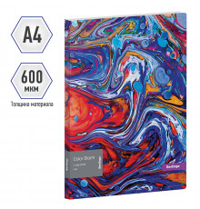 Папка на 2 кольцах Berlingo "Color Storm", 24мм, 600мкм, D-кольца, с внутр. карманом, с рисунком