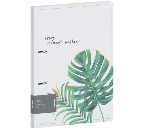 Папка на 2 кольцах Berlingo "Eco", 24мм, 600мкм, D-кольца, с внутр. карманом, с рисунком