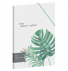 Папка на резинке Berlingo "Eco" А4, 600мкм, прозрачная, с рисунком