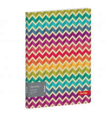 Папка с 10 вкладышами Berlingo "Geometry" А4, 17мм, 600мкм, с внутр. карманом, с рисунком