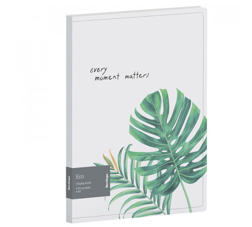 Папка с 20 вкладышами Berlingo "Eco" А4, 17мм, 600мкм, с внутр. карманом, с рисунком