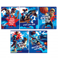 Тетрадь 48л., А5, клетка BG "Живи ярко!"