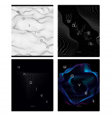Тетрадь 80л., А5, клетка BG "Motion Graphics", эконом