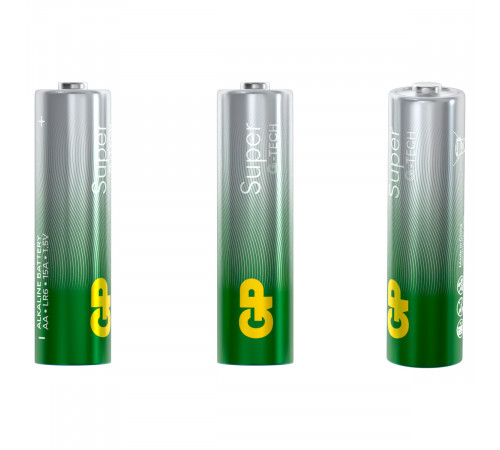 Батарейка GP Super G-Tech AA (LR6) 15A алкалиновая, SB50