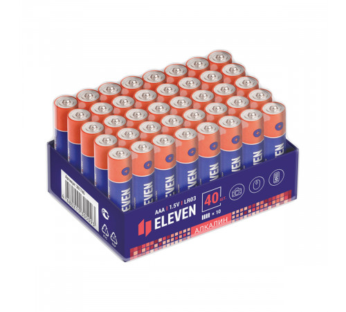 Батарейка Eleven AAA (LR03) алкалиновая, OS40