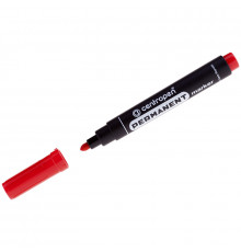 Маркер перманентный Centropen "8566" красный, пулевидный, 2,5мм